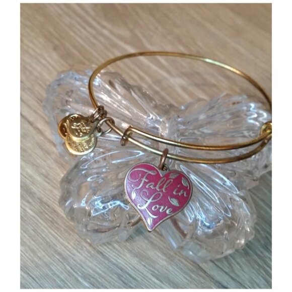 Alex and Ani Fall in love heart charm bracelet, romantic, giftable-Valentine's - Picture 3 of 3